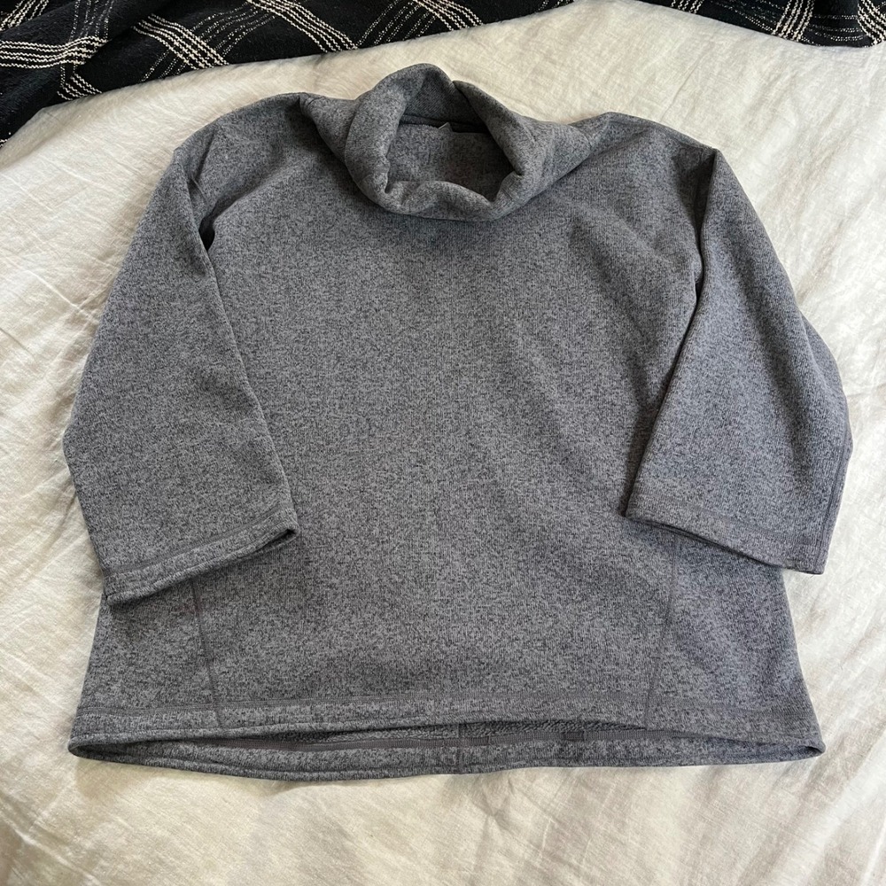 Stio Sweetwater Fleece Funnel Neck Sweatshirt XL Gray